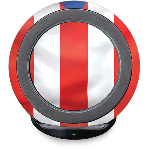 Puerto Rico Flag Fast Charge Wireless Charging Stand Skin